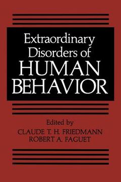 portada Extraordinary Disorders of Human Behavior (en Inglés)