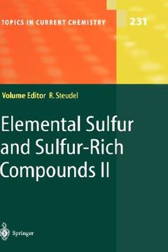 portada elemental sulfur and sulfur-rich compounds ii (en Inglés)