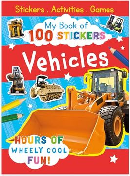 portada My Book of 100 Stickers - Monster Machines | 100 Reusable Stickers | Activity Book