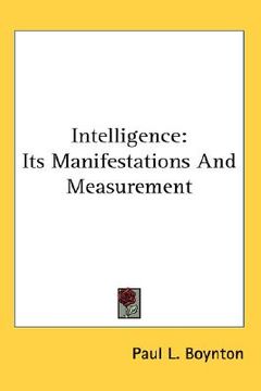 portada intelligence: its manifestations and measurement