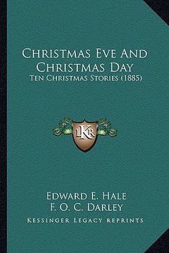 portada christmas eve and christmas day: ten christmas stories (1885) (in English)