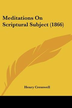 portada meditations on scriptural subject (1866) (in English)