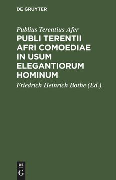 portada Publi Terentii Afri Comoediae in Usum Elegantiorum Hominum (en Latin)