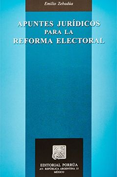 portada apuntes juridicos para la reforma electoral