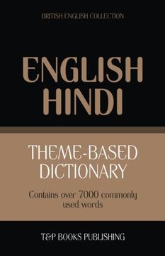 portada Theme-based dictionary British English-Hindi - 7000 words