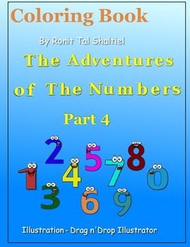 portada Coloring book - The adventures of the numbers: Addition and Subtraction (en Inglés)