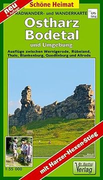 portada Radwander- und Wanderkarte Ostharz, Bodetal und Umgebung 1: 35 000 (en Alemán)