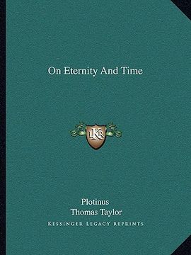 portada on eternity and time (en Inglés)