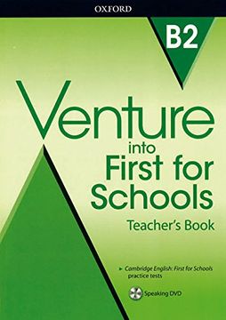 portada Venture Into First for Schools: Venture Into First Teacher's Book (en Inglés)