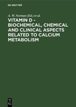 portada Vitamin d - Biochemical, Chemical and Clinical Aspects Related to Calcium Metabolism (en Inglés)