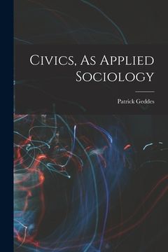 portada Civics, As Applied Sociology (en Inglés)