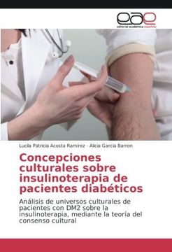 portada Concepciones culturales sobre insulinoterapia de pacientes diabéticos: Análisis de universos culturales de pacientes con DM2 sobre la insulinoterapia, ... del consenso cultural (Spanish Edition)