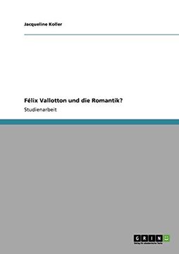 portada Félix Vallotton und die Romantik? (German Edition)