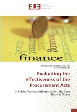 portada Evaluating the Effectiveness of the Procurement Acts (OMN.UNIV.EUROP.)