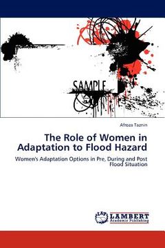 portada the role of women in adaptation to flood hazard (en Inglés)
