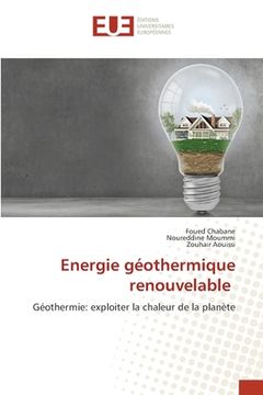 portada Energie géothermique renouvelable (en Francés)