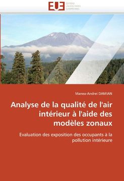 portada Analyse de La Qualite de L'Air Interieur A L'Aide Des Modeles Zonaux