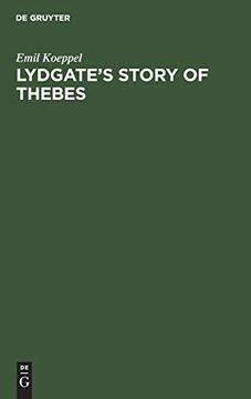 portada Lydgate's Story of Thebes (en Alemán)