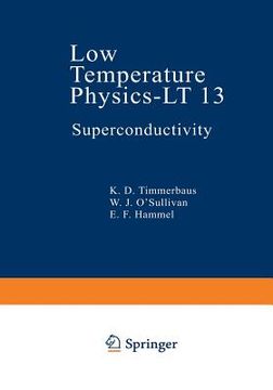 portada Low Temperature Physics-LT 13: Volume 3: Superconductivity (en Inglés)