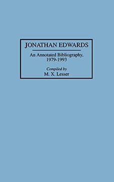 portada Jonathan Edwards: An Annotated Bibliography, 1979-1993 (en Inglés)