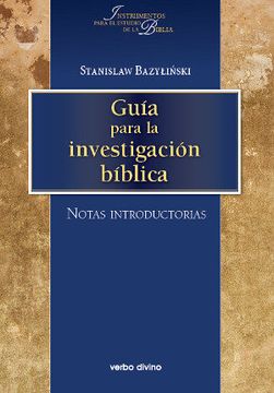 portada Guía Para la Investigación Bíblica: Notas Introductorias (Instrumentos Para el Estudio de la Biblia) (in Spanish)