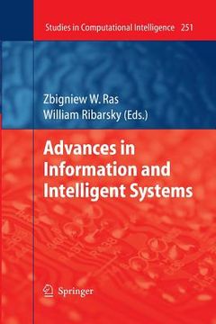 portada advances in information and intelligent systems (en Inglés)