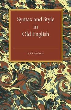 portada Syntax and Style in old English (en Inglés)