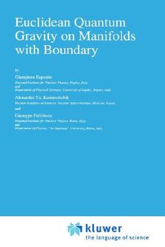 portada euclidean quantum gravity on manifolds with boundary (en Inglés)