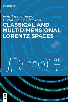 portada Classical and Multidimensional Lorentz Spaces (in English)