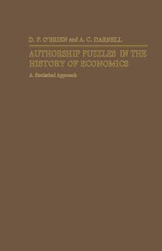 portada Authorship Puzzles in the History of Economics: A Statistical Approach (en Inglés)