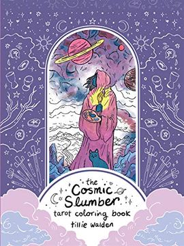 portada Cosmic Slumber Tarot Coloring Book (Modern Tarot Library) (en Inglés)