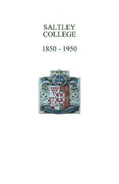 portada Saltley College 1850-1950