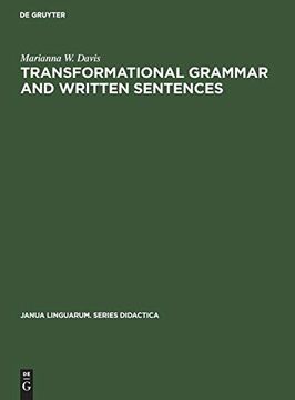 portada Transformational Grammar and Written Sentences (en Inglés)