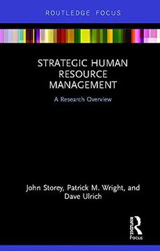 portada Strategic Human Resource Management: A Research Overview (State of the art in Business Research) 