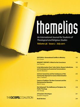 portada Themelios, Volume 36, Issue 2 (en Inglés)