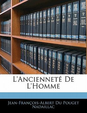 portada L'Ancienneté de l'Homme (in French)