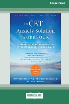 portada The CBT Anxiety Solution Workbook (en Inglés)