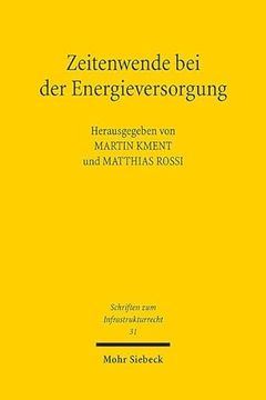 portada Zeitenwende Bei Der Energieversorgung: Neujustierung Des Rechtlichen Rahmens (in German)