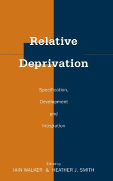 portada Relative Deprivation: Specification, Development, and Integration 