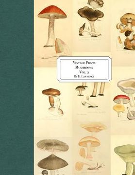 portada Vintage Prints: Mushrooms: Vol. 2 (en Inglés)
