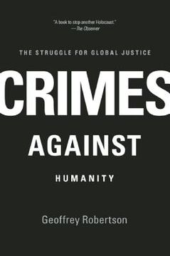 portada crimes against humanity: the struggle for global justice (en Inglés)