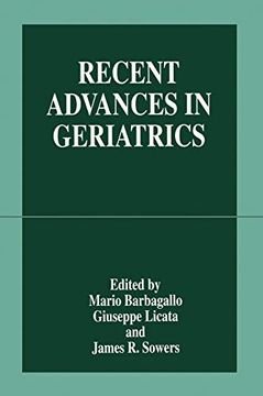 portada Recent Advances in Geriatrics (en Inglés)