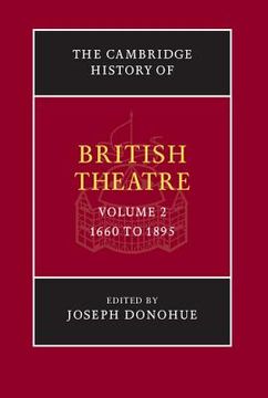 portada The Cambridge History of British Theatre 3 Volume Hardback Set: The Cambridge History of British Theatre 2 Volume Hardback Set: The Cambridge History of British Theatre Volume 2 