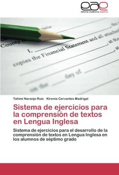 Sistema de ejercicios para la comprensión de textos en Lengua Inglesa