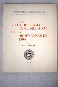 portada La villa de Lerma en el siglo XVI y su ordenanzas de 1594