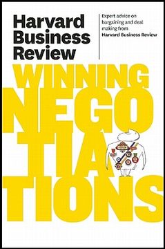 harvard business review on winning negotiations (en Inglés)
