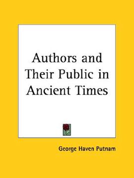 portada authors and their public in ancient times