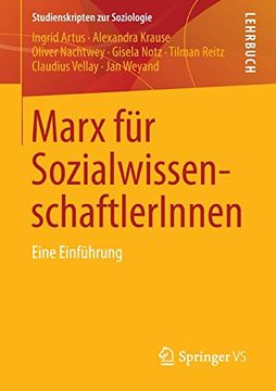 portada Marx für Sozialwissenschaftlerinnen: Eine Einführung (en Alemán)