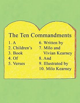 portada The ten Commandments (in English)