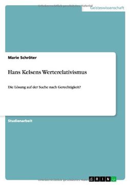 portada Hans Kelsens Werterelativismus (German Edition)